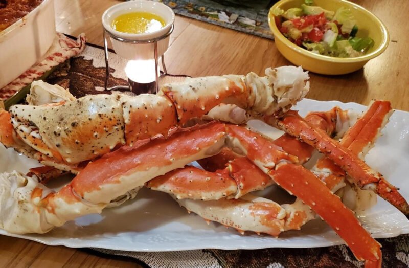 Super Colossal Red Alaskan King Crab Legs 10 LBS